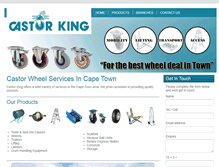 Tablet Screenshot of castorking.co.za
